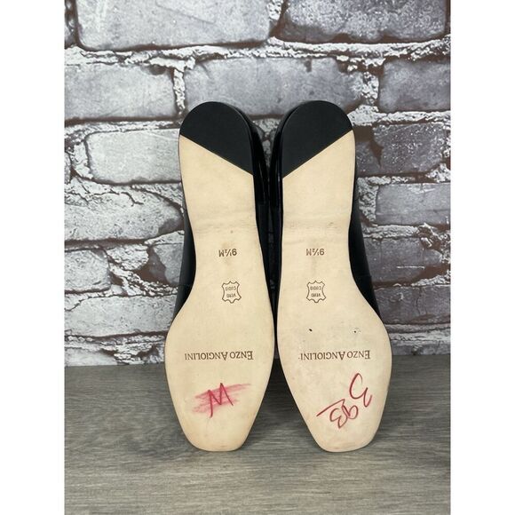 Enzo Angiolini Liberty Black Patent Leather Dress Flats Women’s Sz 9.5M US/40EU - Picture 6 of 16